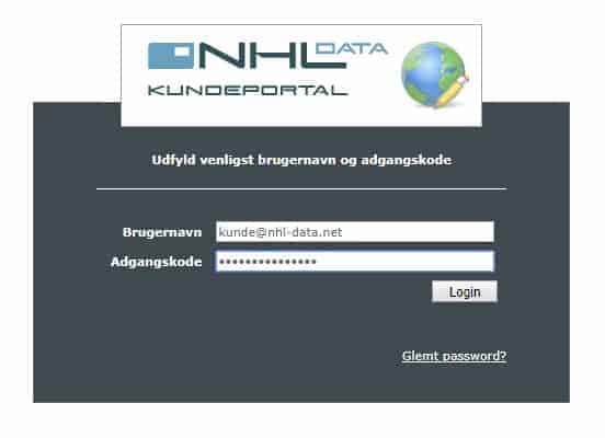 NHL Kundeportal