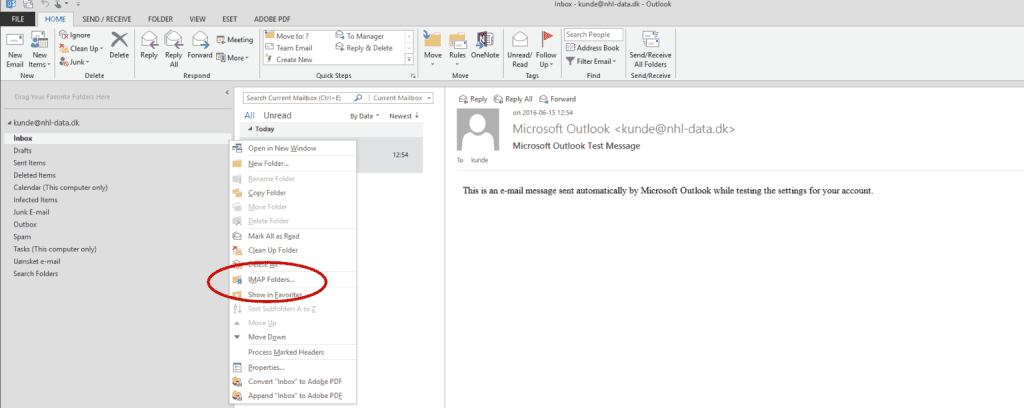 spam folder i outlook