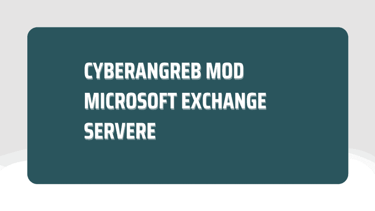 CYBERANGREB MOD MICROSOFT EXCHANGE SERVERE