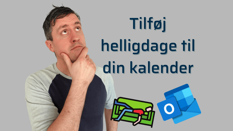 Tilføj helligdage til din kalender