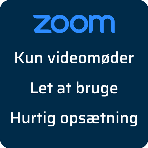 Zoom fungerer super godt til videomøder og er hurtig at tage i brug