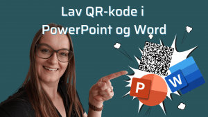 LAv en gratis QR kode i Powerpoint eller word