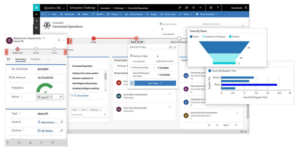 Power apps sammen med Dynamics 365