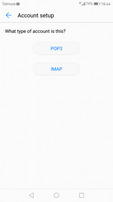 android mailopsætning