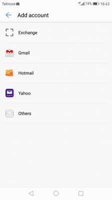 Android_emailopsaetning Opsætning af email på android